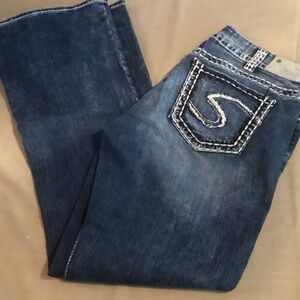 GUC Silver Jeans Dark Blue Boot Cut